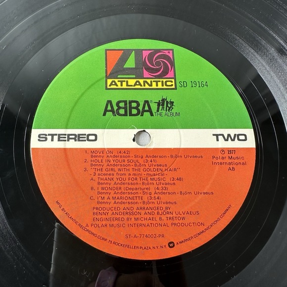 Abba - The Album Vinyl LP Record 1977 Epic Take A Chance On Me! Vintage - Picture 8 of 12